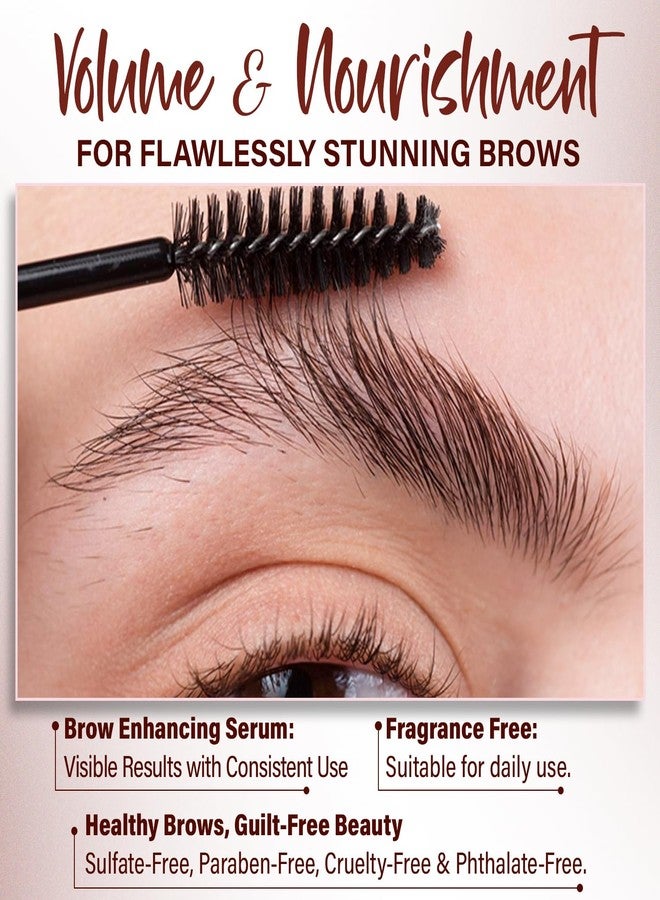 Herbishh Eyebrow Enhancing Serum, Fuller & Thicker Brows, Infused with Hydrating & Strengthening Formula, Sulfate-Free, Travel-Friendly Brow Enhancer, 0.135 fl. oz - Image 2
